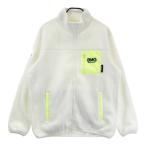 BEAMS GOLF Beams Golf POLARTEC боа Zip жакет оттенок белого L Golf одежда мужской 