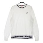 MASTER BUNNY EDITION тормозные колодки ba колено выпуск длинный рукав вязаный свитер кромка Logo оттенок белого 4 Golf одежда мужской 