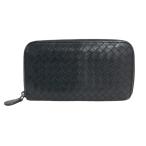 ショッピングヴェネタ BOTTEGA VENETA ボッテガ ヴェネタ  長財布 イントレチャート ブラック系  メンズ