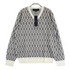 [ новый товар ]ST ANDREWS цент Andrew s042-9270253 шерсть . вязаный свитер общий рисунок оттенок коричневого LL Golf одежда мужской 