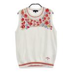 CALLAWAY Callaway вязаный лучший цветок вышивка оттенок белого M Golf одежда женский 