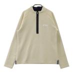 BRIEFING GOLF ブリーフィング ハーフジップ 長袖Tシャツ ベージュ系 M ゴルフウェア レディース