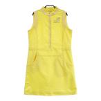 HEAL CREEK Heal Creek половина Zip безрукавка One-piece оттенок желтого 40 Golf одежда женский 