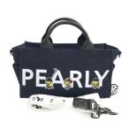 PEARLY GATES Pearly Gates ×PEANUTS 2024 год 2way плечо Cart сумка Snoopy темно-синий серия Golf одежда 