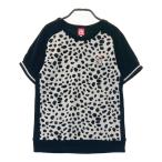ARCHIVIOaruchibio короткий рукав вязаный далматинец рисунок оттенок черного 36 Golf одежда женский 