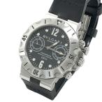 BVLGARI ブルガリ SCB38S ディアゴノ ブラックダイヤル 自動巻き 腕時計 シルバー系
