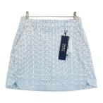 【新品】PEARLY GATES パーリーゲイツ ストレッチ スカート ロゴ総柄 ブルー系 00 ゴルフウェア レディース