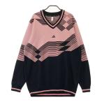 ADIDAS GOLF Adidas Golf 2024 год вязаный свитер розовый серия 2XL Golf одежда мужской 