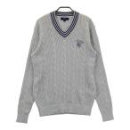 CALLAWAY Callaway кабель вязаный свитер серый серия L Golf одежда мужской 