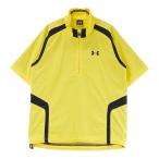 UNDER ARMOUR Under Armor половина Zip короткий рукав жакет оттенок желтого SM Golf одежда мужской 