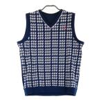 [ прекрасный товар ]ADABAT Adabat вязаный лучший двусторонний тысяч птица рисунок темно-синий серия 48 Golf одежда мужской 