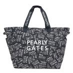 PEARLY GATES Pearly Gates запирающийся шкафчик сумка большая сумка Logo общий рисунок оттенок черного Golf одежда 
