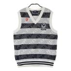 PEARLY GATES Pearly Gates V шея вязаный лучший окантовка рисунок оттенок белого 4 Golf одежда мужской 