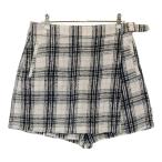 BEAMS GOLF Beams Golf тепловое хранение юбка-брюки юбка в клетку оттенок белого M Golf одежда женский 