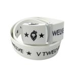 V12 vi tu L vu Logo пряжка ремень Logo рисунок оттенок белого Golf одежда 