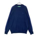 TOMMY HILFIGER GOLF Tommy Hilfiger Golf вязаный свитер темно-синий серия L Golf одежда мужской 