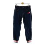 ショッピングゴルフウェア メンズ ROUGH&SWELL ラフアンドスウェル 2024年モデル 裏フリース ジョガーパンツ  ブラック系 S ゴルフウェア メンズ