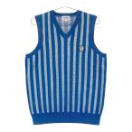 JACK BUNNY Jack ba колено V шея вязаный лучший окантовка рисунок оттенок голубого 4 Golf одежда мужской 