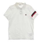 MONCLER モンクレール F10918A70900 半袖ポロシャツ ホワイト系 S メンズ