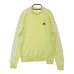 ADIDAS GOLF Adidas Golf GV1237 вырез лодочкой вязаный свитер оттенок желтого L Golf одежда женский 