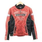 SIMPSON シンプソン メッシュジャケット ANGEL HEARTS レッド系 WL バイクウェア レディース