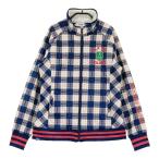 FILA GOLF filler Golf обратная сторона ворсистый Zip жакет tartan в клетку темно-синий серия LL Golf одежда женский 