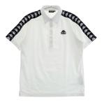KAPPA GOLF カッパゴルフ 半袖ポロシャツ ホワイト系 L ゴルフウェア メンズ