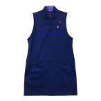 LE COQ GOLF Le Coq Golf половина Zip безрукавка One-piece темно-синий серия LL Golf одежда женский 