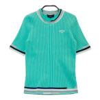 CALLAWAY Callaway 2024 год модели mok шея короткий рукав вязаный свитер оттенок зеленого M Golf одежда женский 