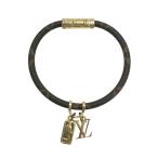LOUIS VUITTON ルイ ヴィトン NBAコラボ MP299E ブレスレット ブラスレ・ハング イット モノグラム・キャンバス ブラウン系