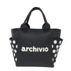 ARCHIVIOaruchibio дизайн переключатель Cart сумка точка рисунок оттенок черного Golf одежда 