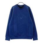 CALLAWAY Callaway картон вязаный длинный рукав футболка Logo темно-синий серия L Golf одежда мужской 