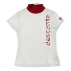 DESCENTE GOLF デサントゴルフ DGWXJA25 2024年モデル ハイネック 半袖Tシャツ ホワイト系 M ゴルフウェア レディース