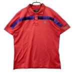 HYDROGEN GOLF ハイドロゲン ゴルフ 半袖ポロシャツ レッド系 XLARGE ゴルフウェア メンズ