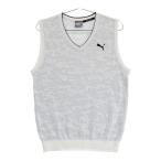 PUMA GOLF Puma Golf вязаный лучший общий рисунок оттенок белого M Golf одежда мужской 