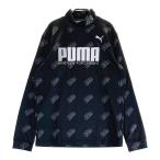 PUMA GOLF Puma Golf с высоким воротником футболка с длинным рукавом Logo общий рисунок оттенок черного M Golf одежда мужской 