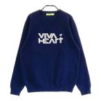 VIVA HEART viva Heart 012-19211 шерсть . вязаный свитер Logo темно-синий серия 42 Golf одежда женский 