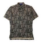 POLOGOLF ラルフローレン ポロゴルフ 半袖ポロシャツ 総柄 ブラック系 L ゴルフウェア メンズ