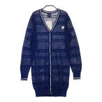 [ прекрасный товар ]CALLAWAY SELECT Callaway select вязаный длинный кардиган темно-синий серия M Golf одежда женский 