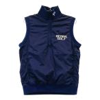 BEAMS GOLF Beams Golf подкладка имеется половина Zip нейлон лучший темно-синий серия S Golf одежда мужской 