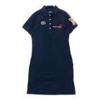 PEARLY GATES Pearly Gates 2025 год модели короткий рукав Polo One-piece темно-синий серия 1 Golf одежда женский 