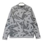 DESCENTE GOLF Descente Golf вырез лодочкой длинный рукав вязаный общий рисунок Jaguar do серый серия S Golf одежда мужской 