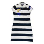 PEARLY GATES Pearly Gates короткий рукав Polo One-piece окантовка рисунок темно-синий серия 0 Golf одежда женский 