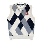 FILA GOLF filler Golf ST4HM820 вязаный лучший diamond рисунок оттенок белого L Golf одежда мужской 