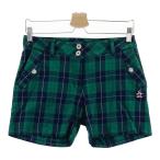 MUNSING WEAR Munsingwear одежда R.line шорты в клетку оттенок зеленого S Golf одежда женский 