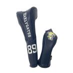 【新品】PEARLY GATES パーリーゲイツ ×PEANUTS ヘッドカバー 2点セット スヌーピー  ネイビー系 DR×1 UT×1 ゴルフウェア