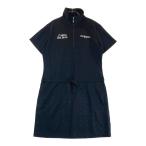 marie claire sport Marie Claire sport половина Zip короткий рукав One-piece оттенок черного Golf одежда женский 