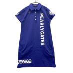 PEARLY GATES Pearly Gates короткий рукав One-piece Logo оттенок голубого 0 Golf одежда женский 