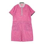 MUNSING WEAR Munsingwear одежда короткий рукав One-piece little pi-to общий рисунок розовый серия LL Golf одежда женский 