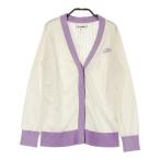 [ прекрасный товар ]M.U SPORTS M You Sportback плиссировать длинный рукав вязаный кардиган оттенок белого 40 Golf одежда женский 